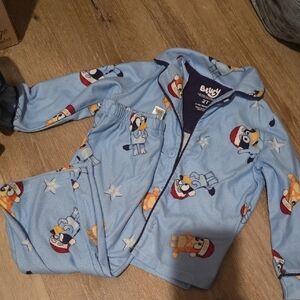Lucy Light Blue Kids Pajama Set